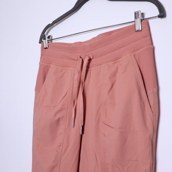 LULULEMON Dance Studio Mid-Rise Lined Jogger Pink Savannah Stretch Women's 6 - Picture 3 of 9